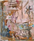 Katy Moran, Untitled, 2006, acrylic and collage on canvas