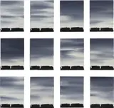 Rafał Bujnowski, Clouds (1-12), 2004, oil on canvas, in 12 parts