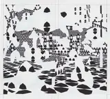Toby Ziegler, D.I.V.O.R.C.E, 2005, inkjet and correction fluid on paper
