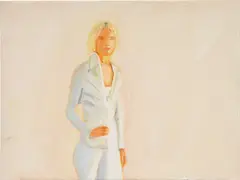 Untitled by Alex Katz, 2000, oil on masonite, sold Jun 2017