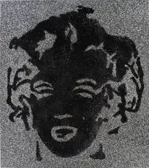 Reversal Black Marilyn by Vik Muniz, 2003, c-print, offered Jun 2017