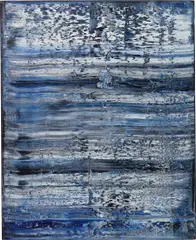 Bernard Andreoletti, Blue No. 4, 2016, oil on canvas