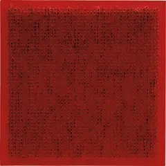 Tableau Clous by Bernard Aubertin, 1969, Nägel auf Holz, rot bemalt, sold Jun 2017