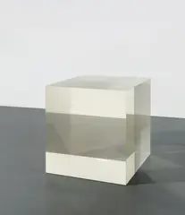 Untitled (Void Cube) by Anish Kapoor, 2005, acrylic, offered Oct 2017