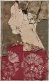 Manolo Valdés, Retrato de una Joven de la Nobleza, 1992, oil on burlap