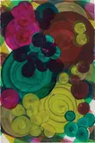 KGE12300 by Katharina Grosse, 2005, acrylic on paper, sold Oct 2017