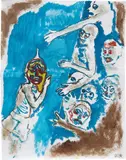 Daniel Richter, Untitled, 2006, oil on paper
