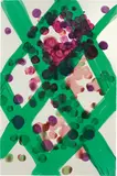 KGE12303 by Katharina Grosse, 2005, acrylic on paper, sold Oct 2017