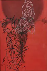 The Precursor's Sublime by David Salle, 1981, acrylic on canvas, offered Oct 2017