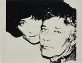John and Lorraine Chamberlain by Andy Warhol, 1978, screenprint on Curtis Rag paper, offered Oct 2017