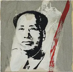 Mao by Richard Pettibone, 1975, synthetic polymer and silkscreen on canvas, sold Oct 2017