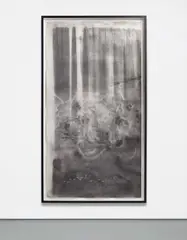Ad Infinitum by Matthew Monahan, 2001, charcoal on paper, sold Oct 2017