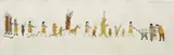 Keep with Me by Marcel Dzama, 2004, watercolour and ink on paper, sold Oct 2017