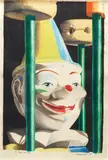 Charles Bell, Rolly Polly Clown, 1983, pastel on paper