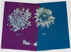 Kiku by Andy Warhol, 1983, screenprint on paper collage laid on board, offered Oct 2017