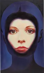 Transfixed by Richard Phillips, 1996, oil on linen, sold Oct 2017