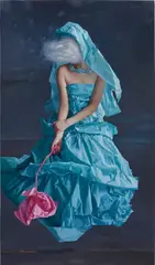 Zeng Chuanxing, Blue Paper Bride-Dream, 2008, oil on linen