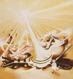 Inka Essenhigh, Sunshine, 2004, oil on canvas