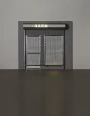 Pharmacy by Elmgreen & Dragset, 2003, aluminium, steel, Plexiglas, plywood, fabric and fluorescent lights, sold Oct 2017