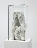 Thomas Lerooy, All is Full of Love, 2010, bronze, glass and painted metal plinth