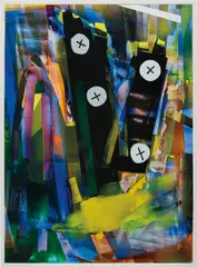 Screw It by Kristin Baker, 2011, acrylic on PVC, offered Oct 2017