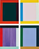 Imi Knoebel, Anima Mundi 3-4 Ed., 2010 - 2015, acrylic on synthetic paper, in 4 parts