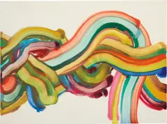 Bernard Frize, Portable VIII, 2000, acrylic and resin on canvas