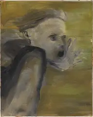 Schrei by Norbert Schwontkowski, 2007, oil on canvas, sold Dec 2017