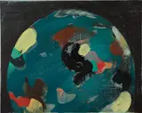 Jules de Balincourt, Painting the World, 2011, oil on panel