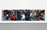 Ida Ekblad, Stalk Gills and Caps of Goodbye, 2007, oil on canvas