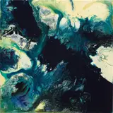 Keith Tyson, Nature Painting (Geo), 2010, enamel on aluminium