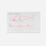 Damien Hirst, Gagosian Gallery invitation with drawing