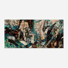 Philip Latimer Dike, Untitled, oil on board