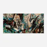 Philip Latimer Dike, Untitled, oil on board