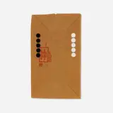 Thomas Downing, Untitled, 1979, gouache on paper bag
