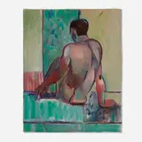 August Becker, Untitled, 1986, oil on linen