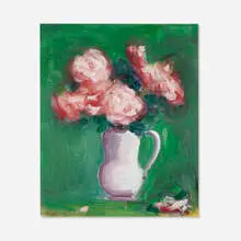 Paul Resika, Roses, 1993, oil on linen