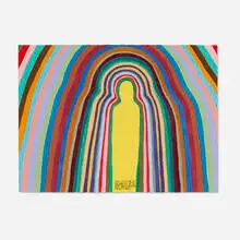 Chris Johanson, Untitled (This is a picture of the sunlight), 2002, acrylic on paper