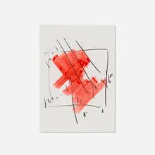 Imi Knoebel, Untitled, watercolor and graphite on paper