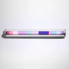 Spencer Finch, Moonlight (Luna County, New Mexico, July 13, 2003), 2003, 2' fluorescent fixture, lamp, filters