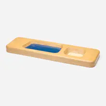 A-Z Sorting Tray by Andrea Zittel, 2001, birch, paint, sold Apr 2025
