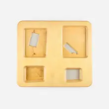 A-Z Sorting Tray by Andrea Zittel, 2001, birch, paint, sold Apr 2025