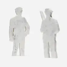 Daniel Joseph Martinez, A meditation on the possibility..., 2005, Carrara marble