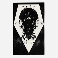 Untitled by Adam Helms, 2010, charcoal on paper, sold Apr 2025