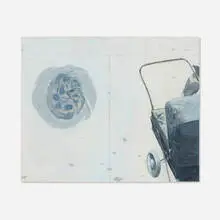 Ruprecht von Kaufmann, Als mich mein Steckenpferd frass, 2006, gouache on paper