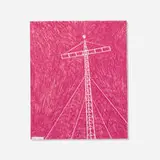 Martin Kersels, Antenna 10, 1999, colored pencil on paper