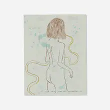 Ed Templeton, Walk Away, 2004, ink on paper