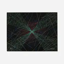 Oskar Fischinger, Untitled, 1963, oil on canvas
