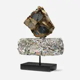 David Allan Peters, Untitled (Sculpture), 2012, acrylic paint, newspaper, resin