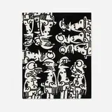 Galo, Untitled, acrylic on canvas